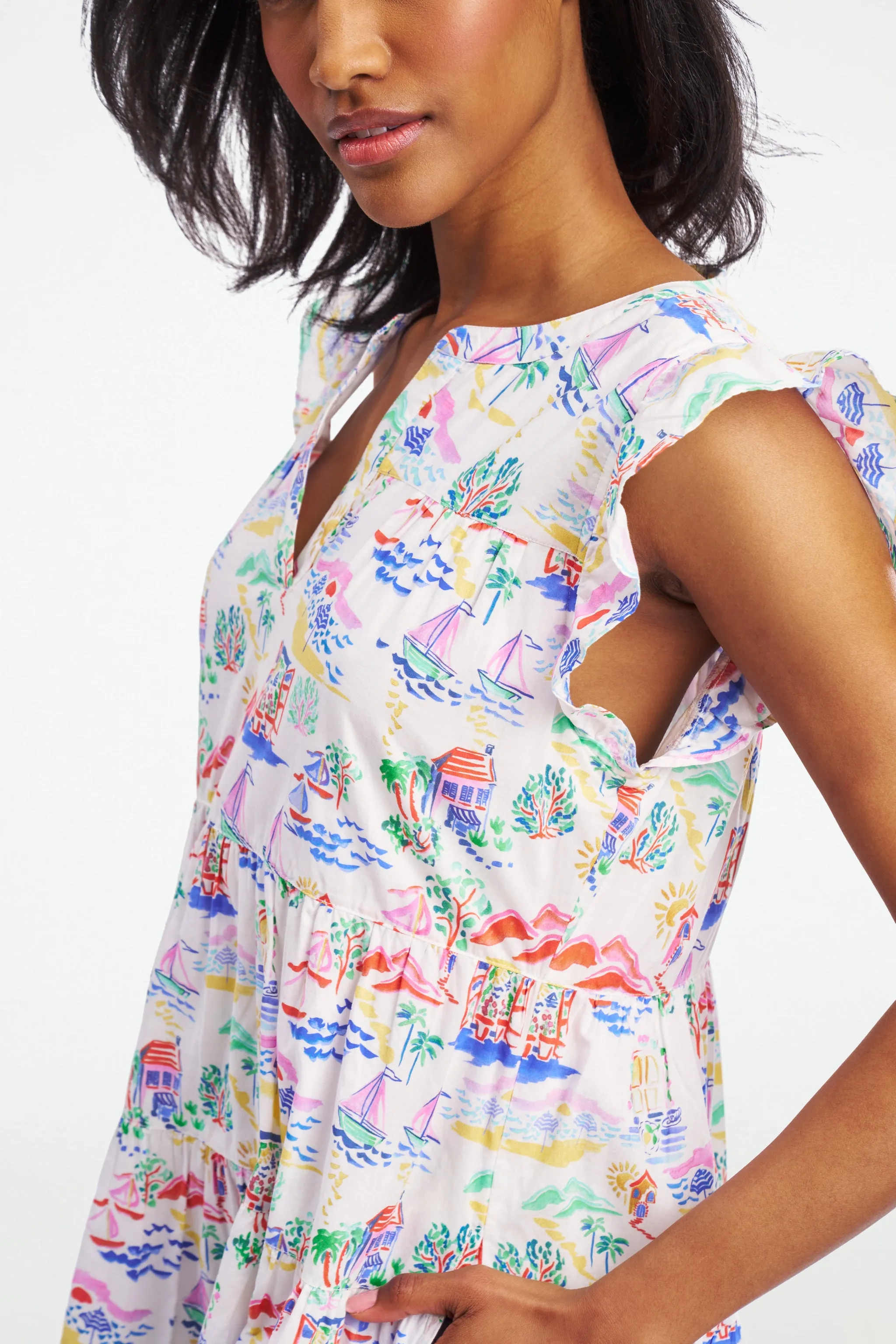 Riviera Scenic Pippa Dress sold by Roller Rabbit product image thumbnail 3