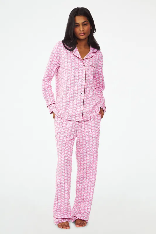 Hathi Long Sleeve Polo Pajamas sold by Roller Rabbit