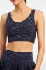 Sporty Hearts Caty Cropped Tank sold by Roller Rabbit