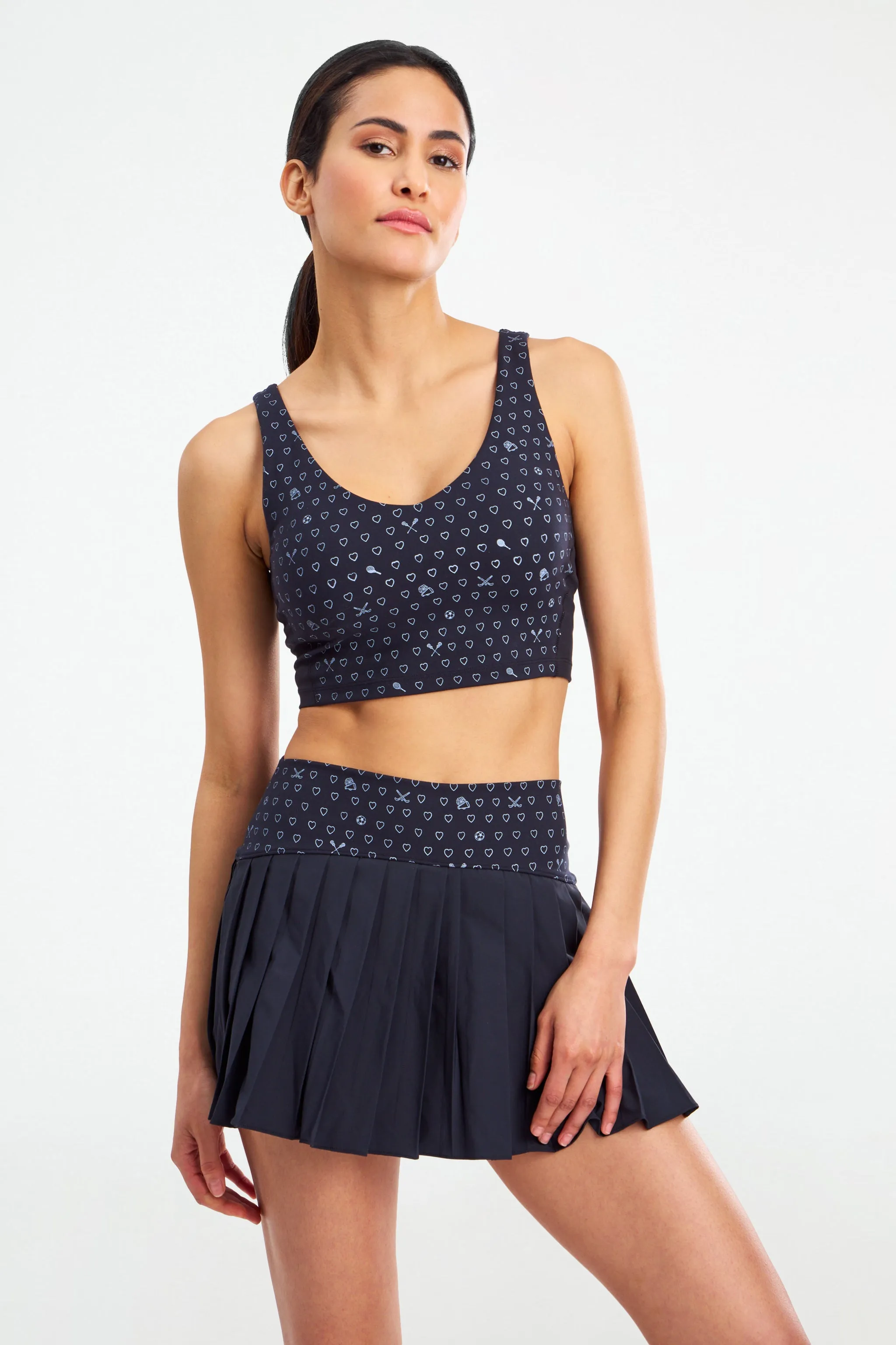 Sporty Hearts Caty Cropped Tank sold by Roller Rabbit product image thumbnail 4