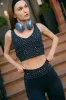 Sporty Hearts Caty Cropped Tank sold by Roller Rabbit