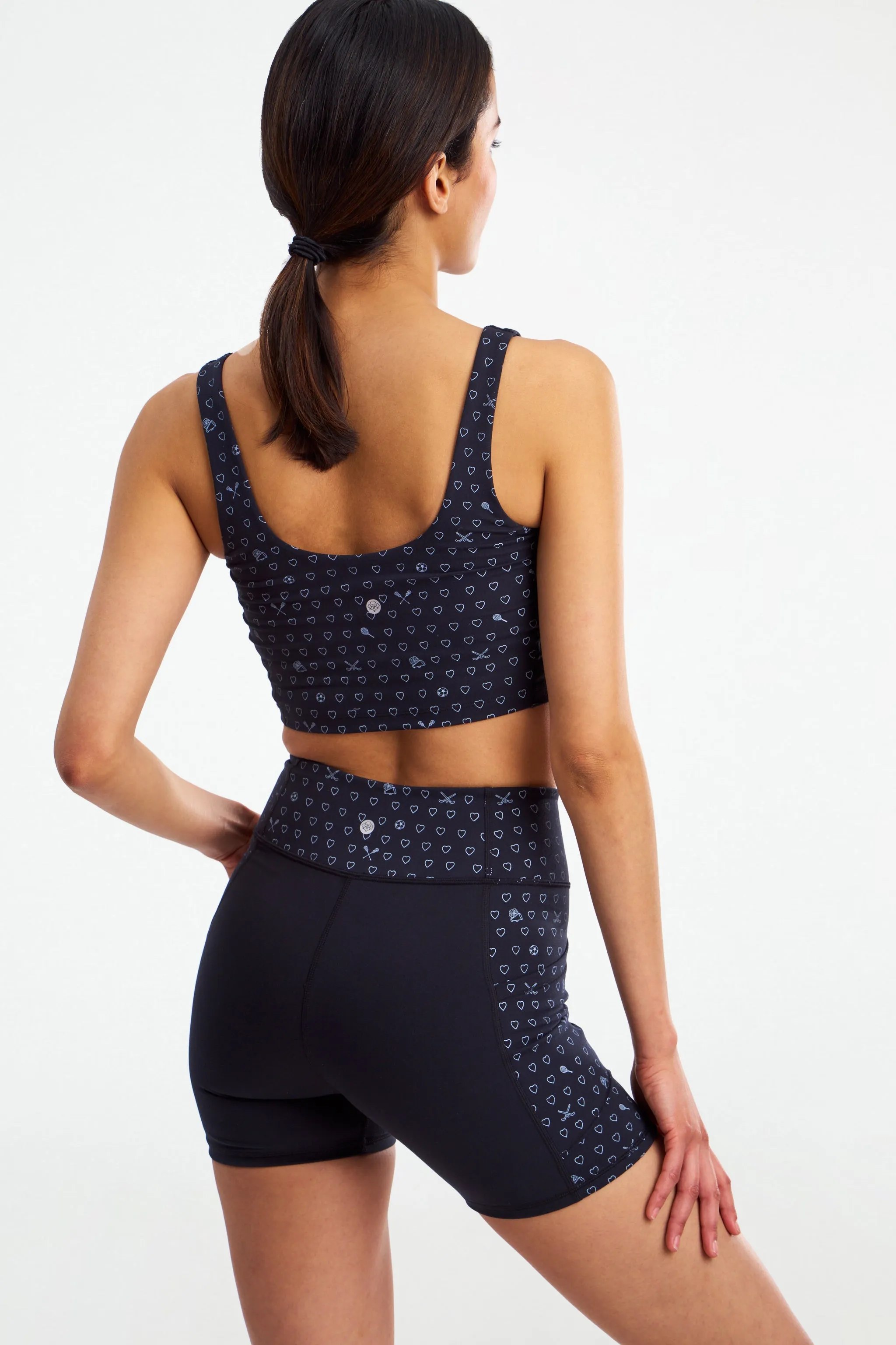 Sporty Hearts Kyla Biker Short sold by Roller Rabbit product image thumbnail 4