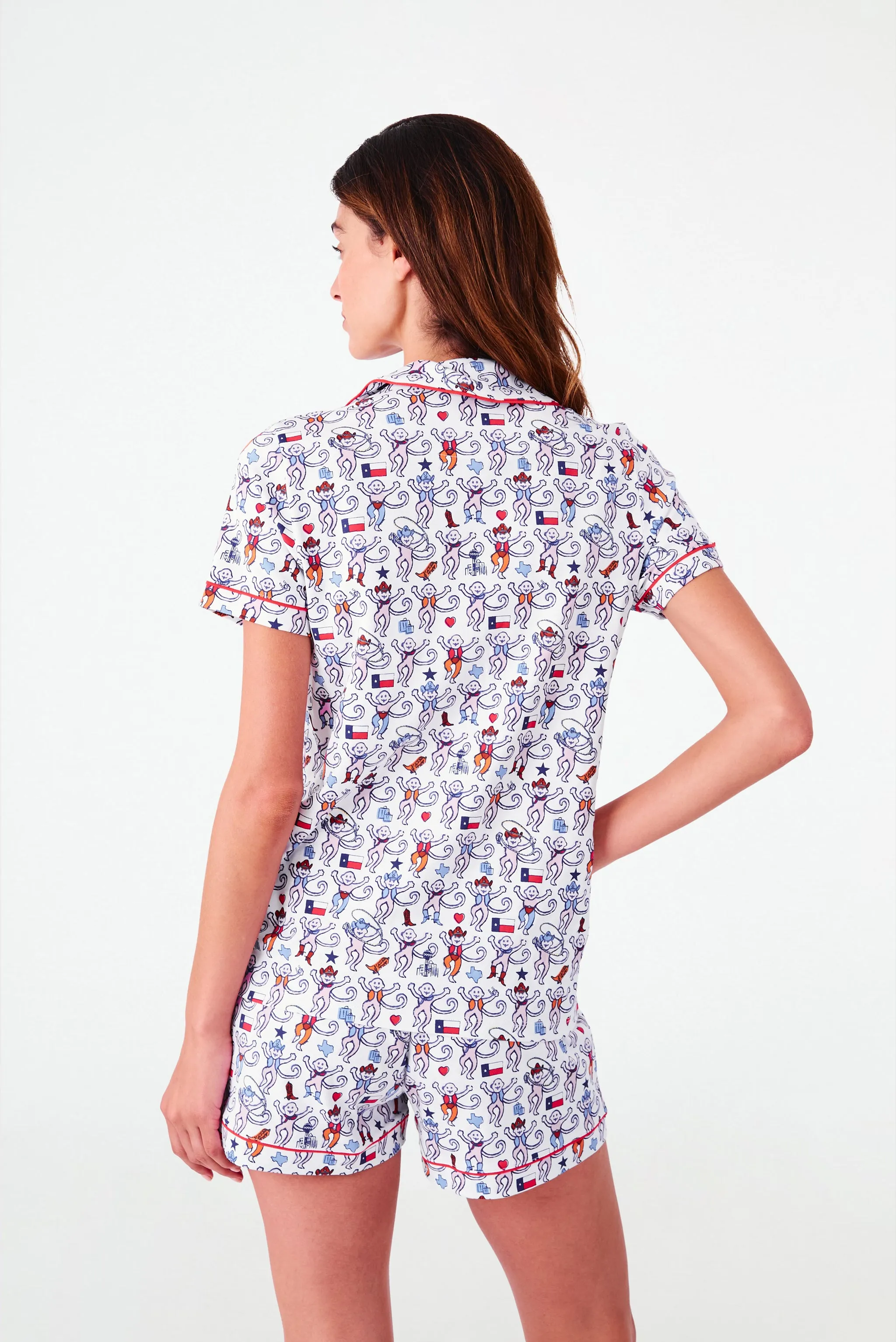 Dallas Monkey Polo Pajamas sold by Roller Rabbit product image thumbnail 5