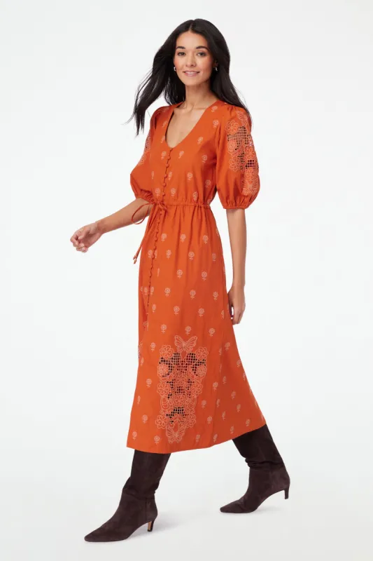 Cressida Embroidery Valla Dress sold by Roller Rabbit