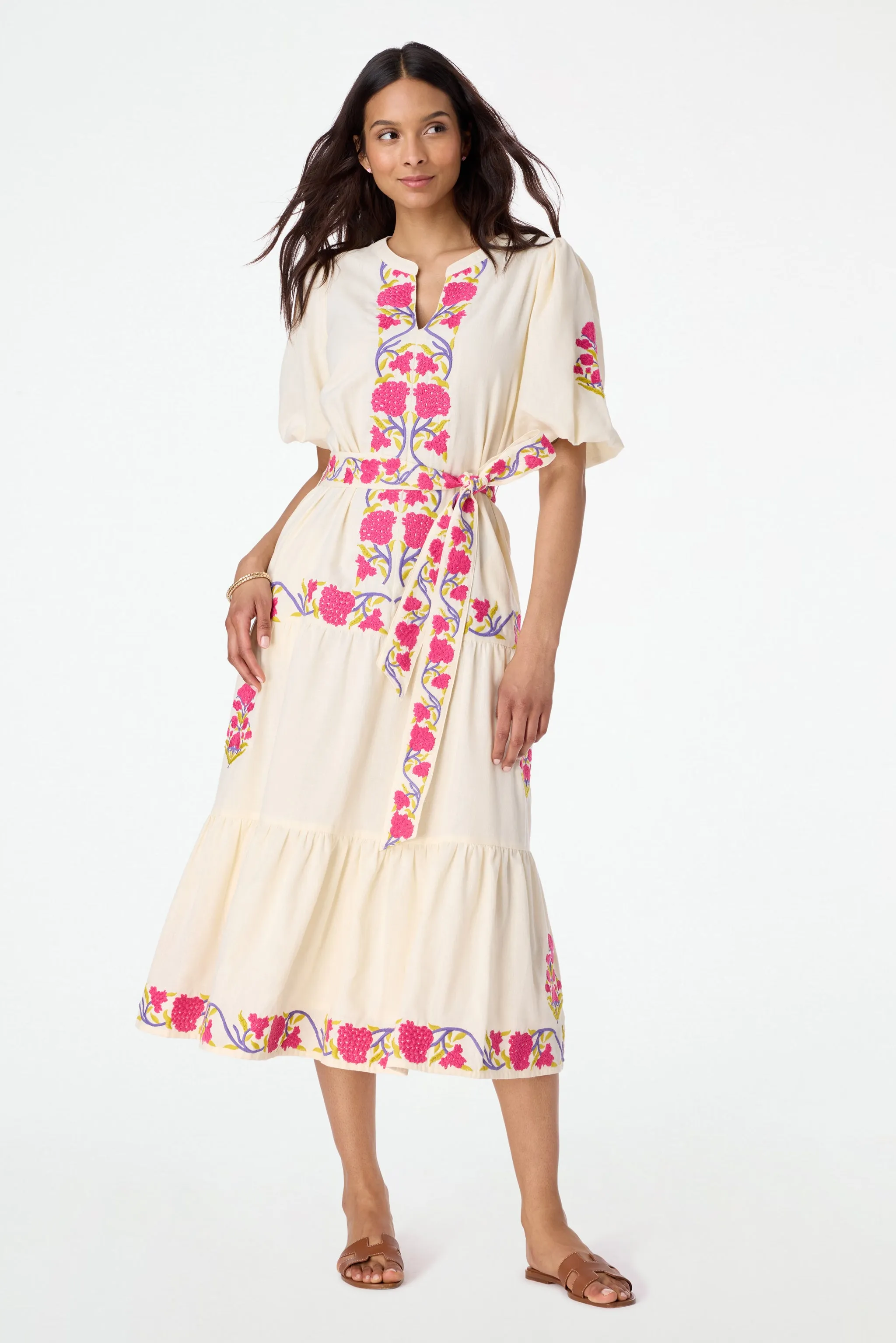 Column Embroidery Valonia Dress sold by Roller Rabbit product image thumbnail 2