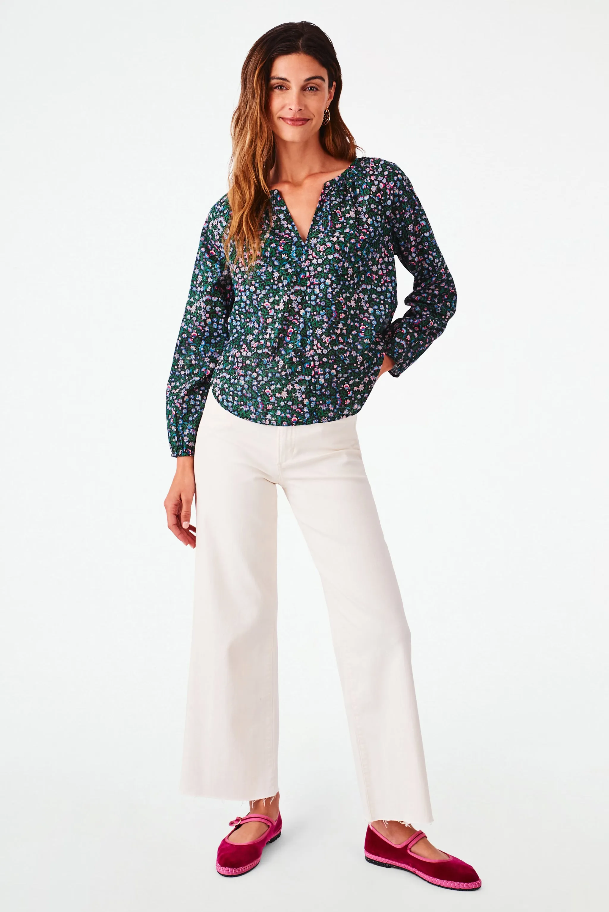 Moonflower Lucy Top sold by Roller Rabbit product image thumbnail 3