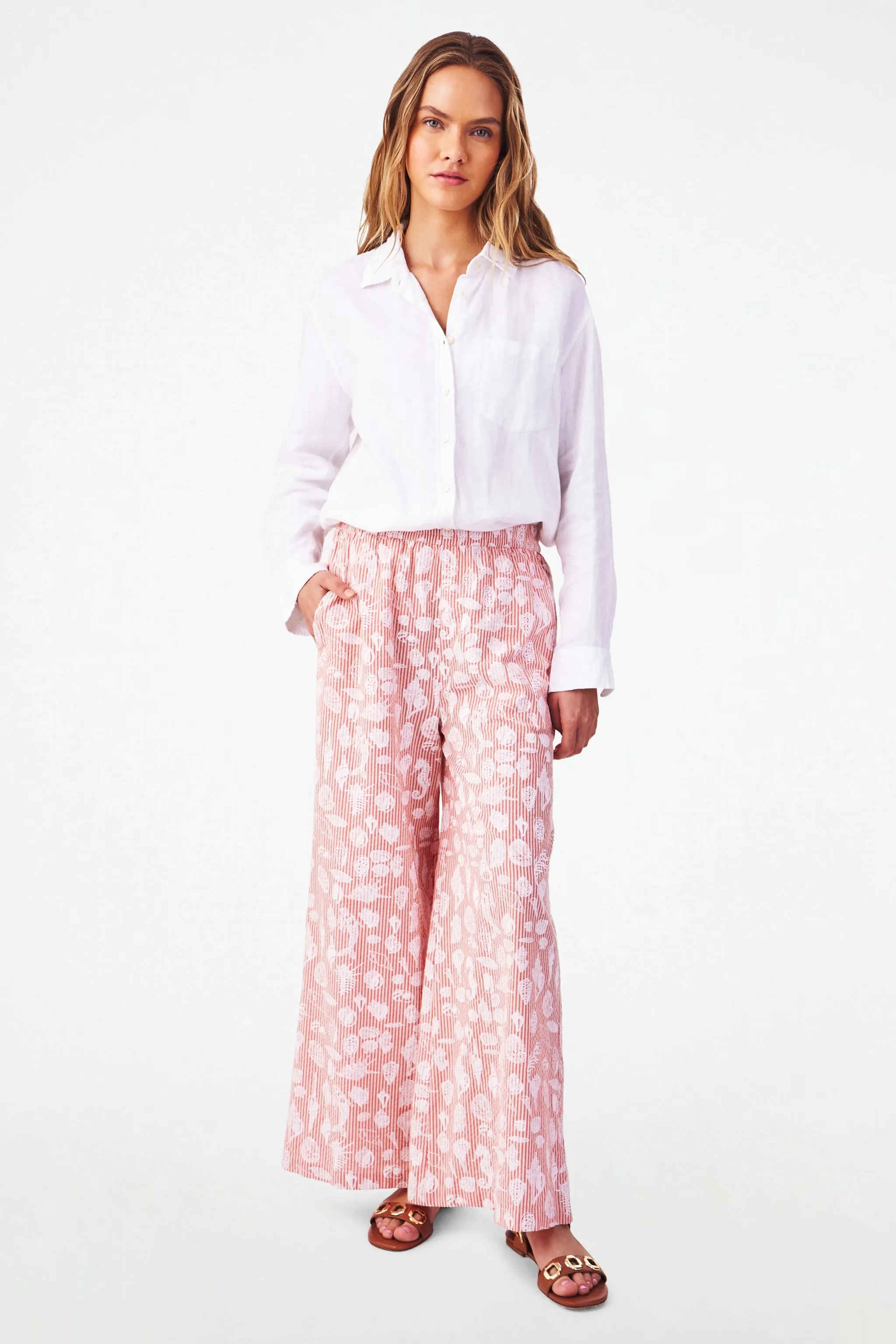 Seaside Stripe Kaylee Pant sold by Roller Rabbit product image thumbnail 3