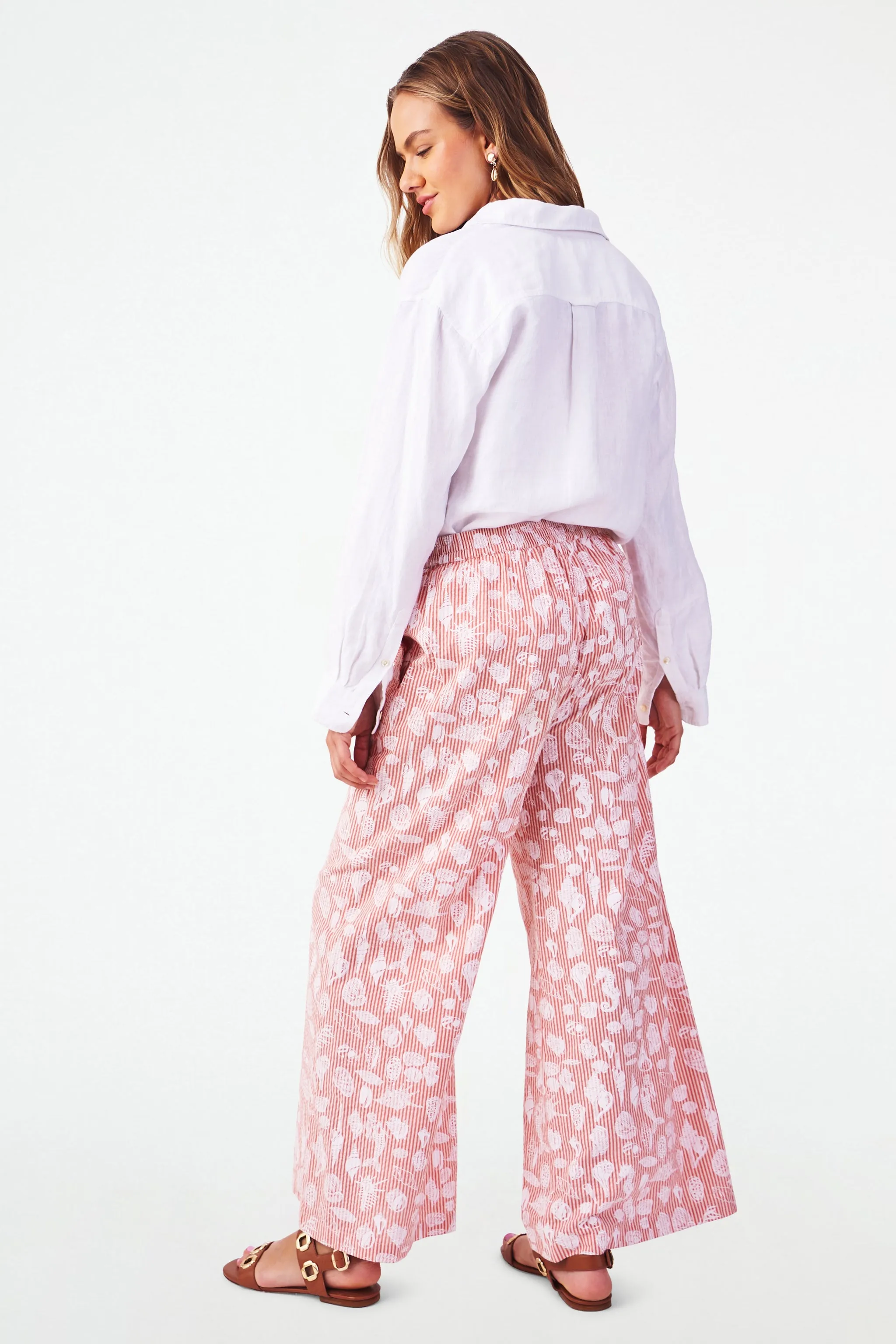 Seaside Stripe Kaylee Pant sold by Roller Rabbit product image thumbnail 5