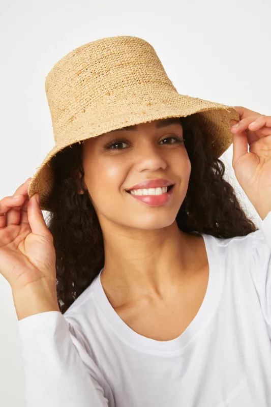 Chic Crochet Bucket Hat sold by Roller Rabbit
