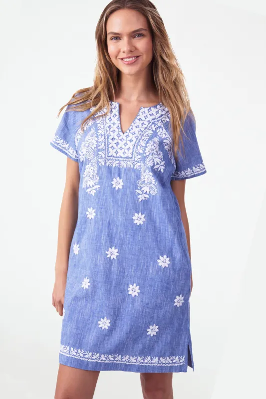 Chambray Vera Dress sold by Roller Rabbit