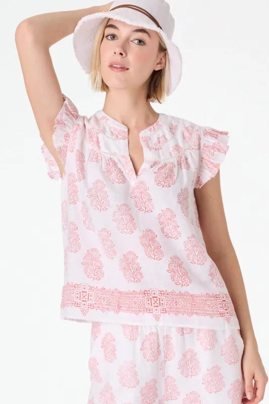 Paisley Block Emerson Top sold by Roller Rabbit