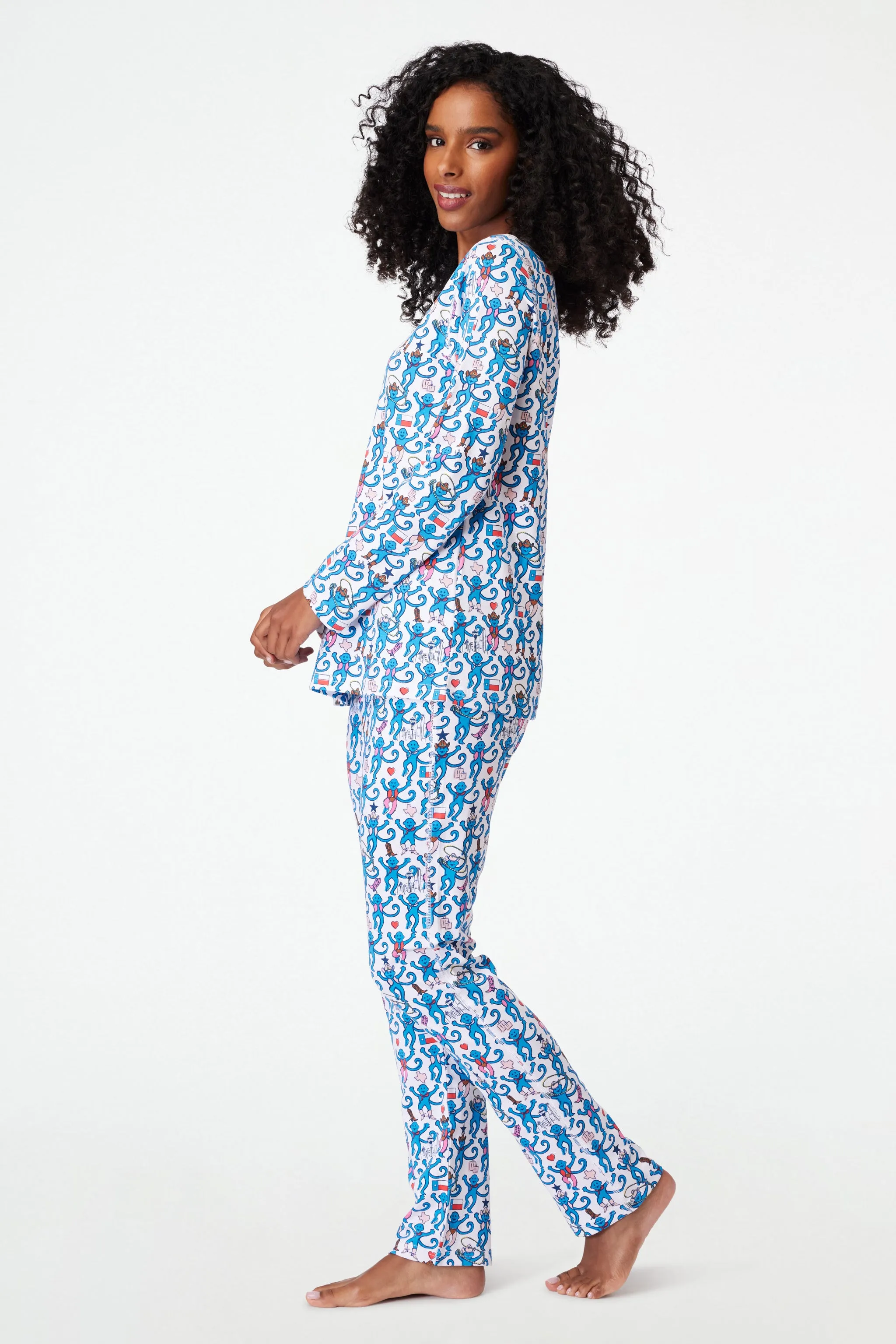 Dallas Monkey Pajamas sold by Roller Rabbit product image thumbnail 4