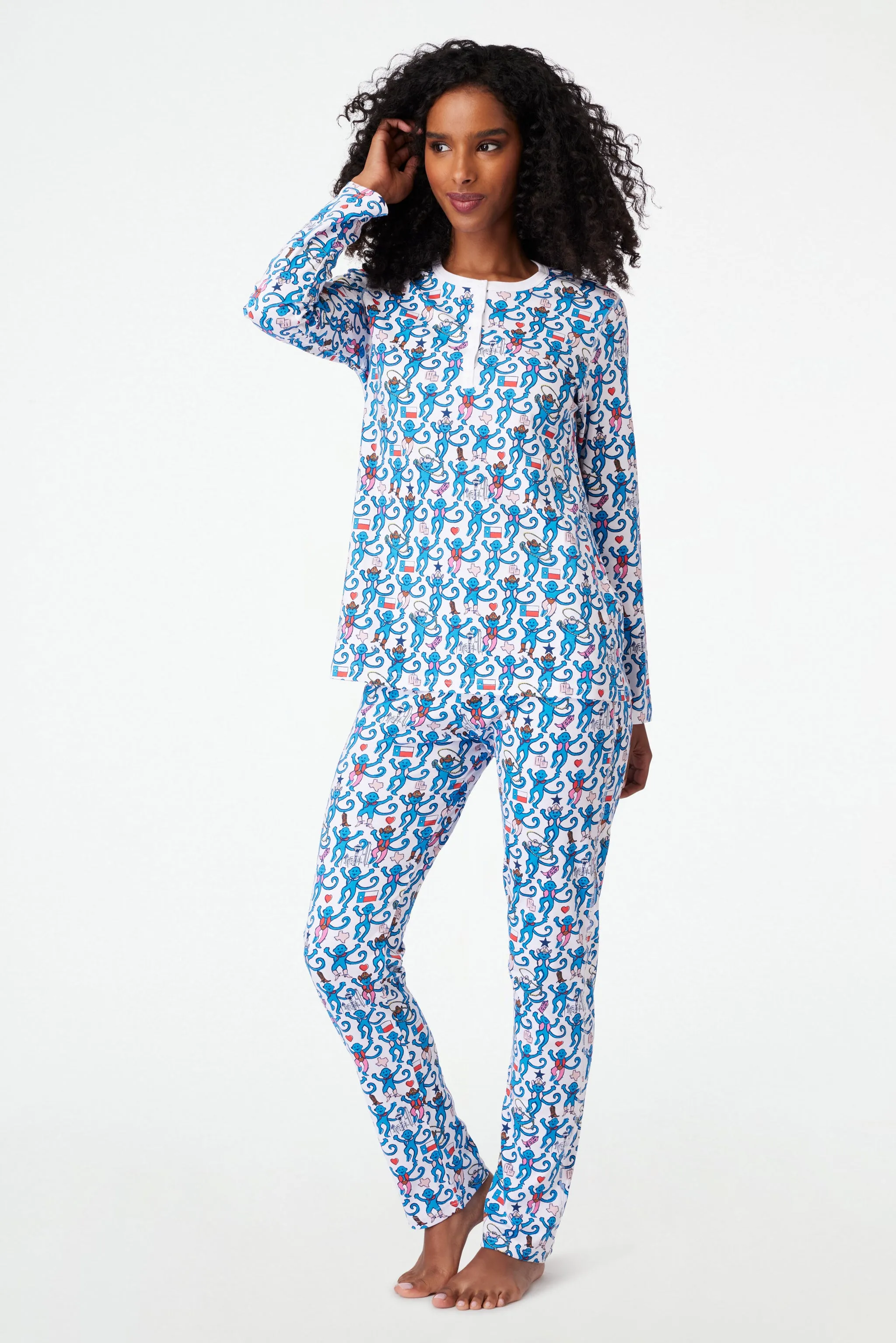 Dallas Monkey Pajamas sold by Roller Rabbit product image thumbnail 3