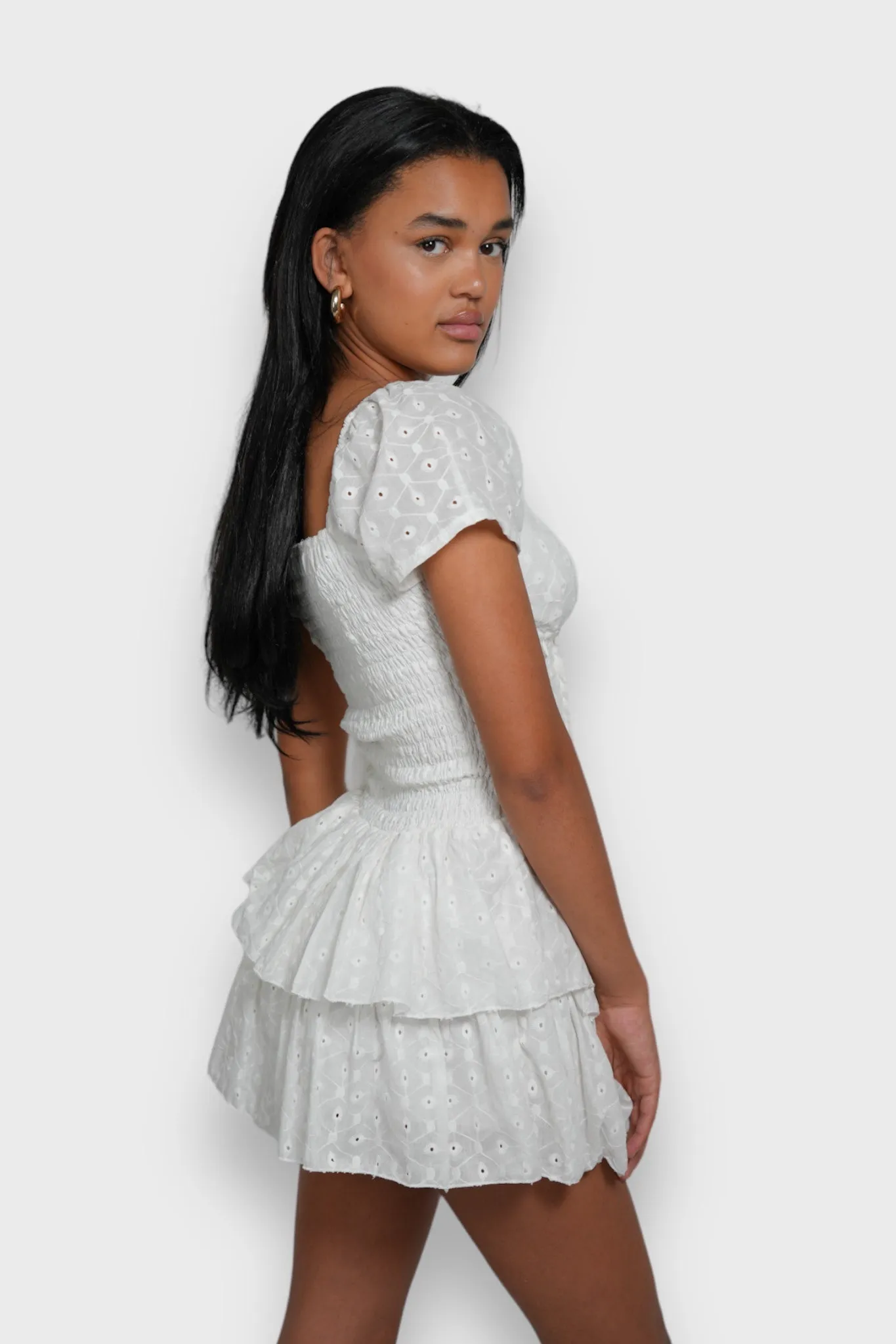 "Midsummer" dress white sold by Meet Me There product image thumbnail 3