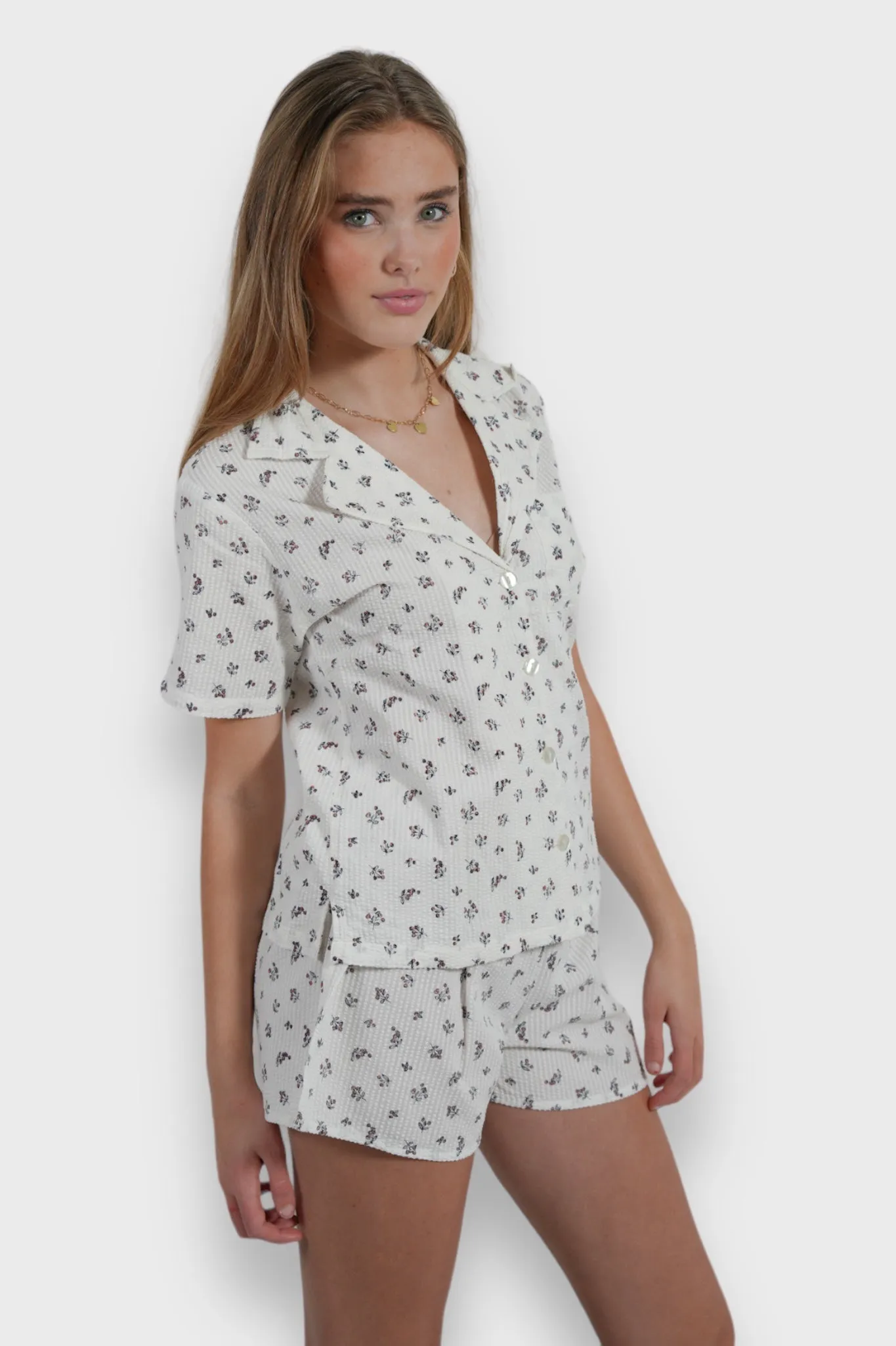 "Flowery" pyjama sold by Meet Me There product image thumbnail 2