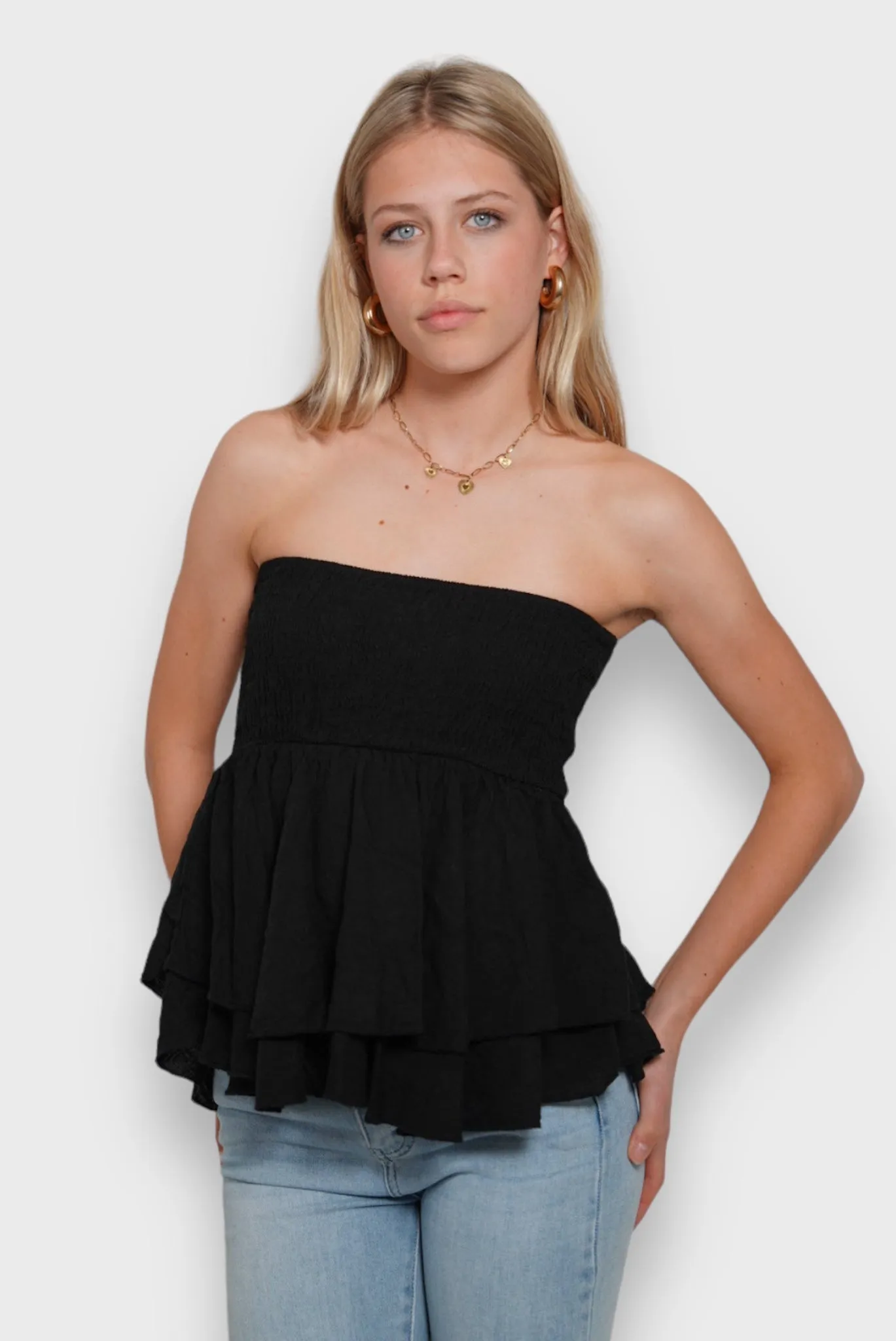 "Eve" top black sold by Meet Me There product image thumbnail 2