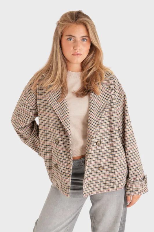 "Scandi" coat check sold by Meet Me There