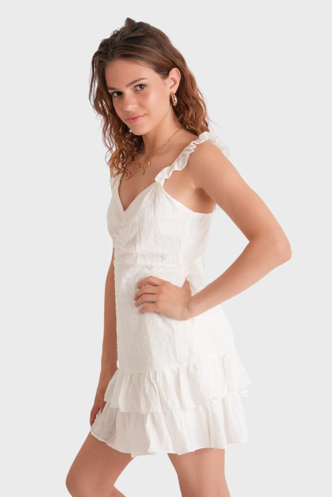 "Corfu" dress white sold by Meet Me There product image thumbnail 2
