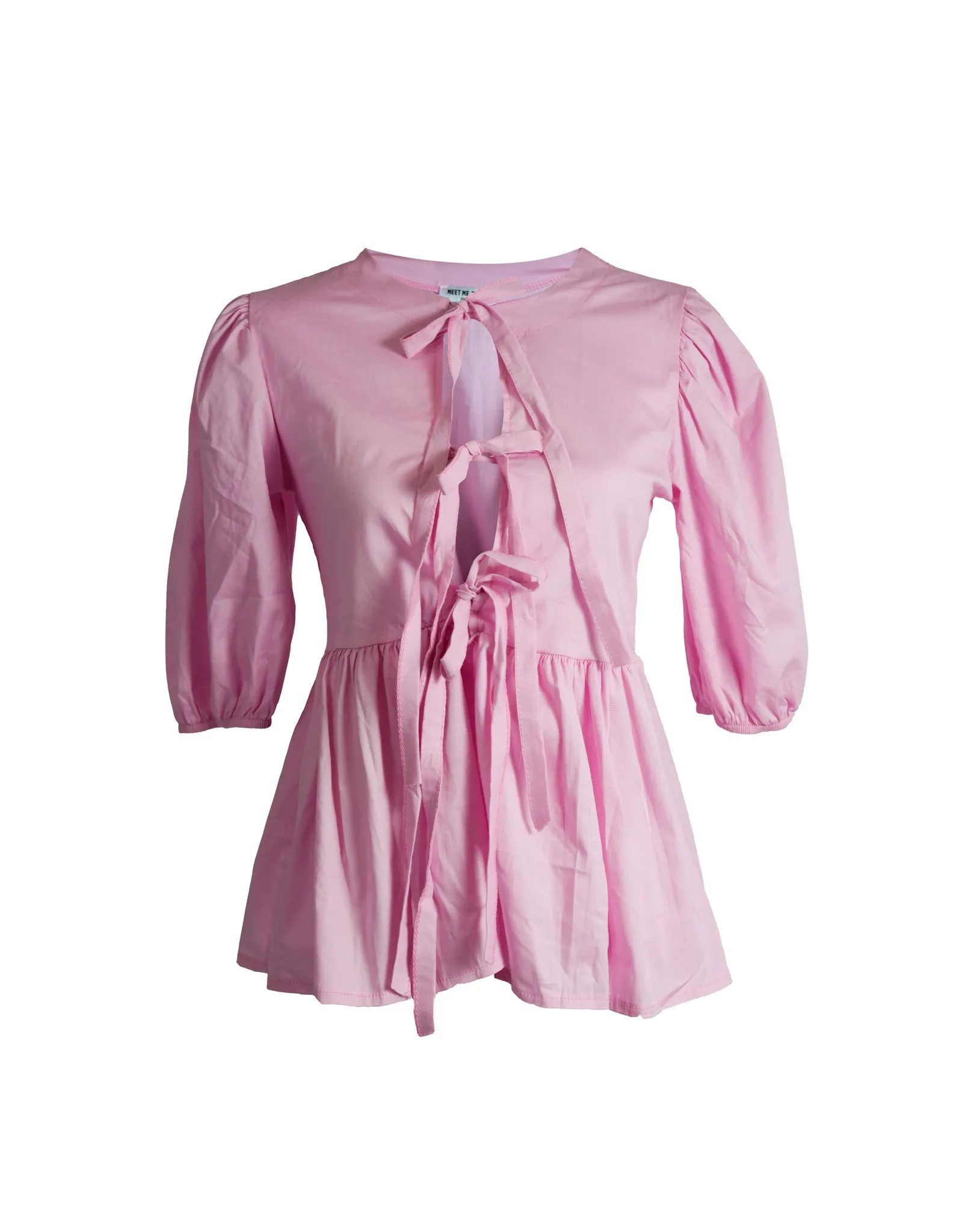 "Lovely" blouse pink sold by Meet Me There product image thumbnail 5