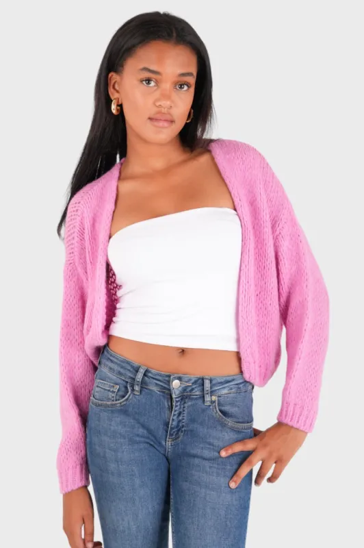 "Keep me warm" vest petite pink sold by Meet Me There