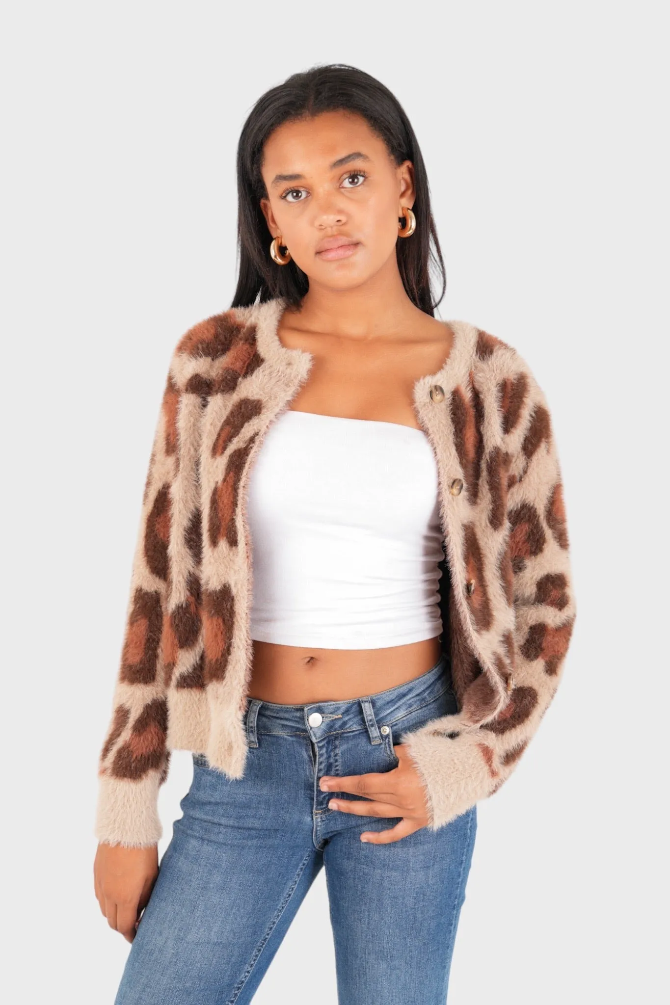 "Leopard" vest sold by Meet Me There product image thumbnail 2