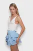 "Cancun" skirt sky blue sold by Meet Me There