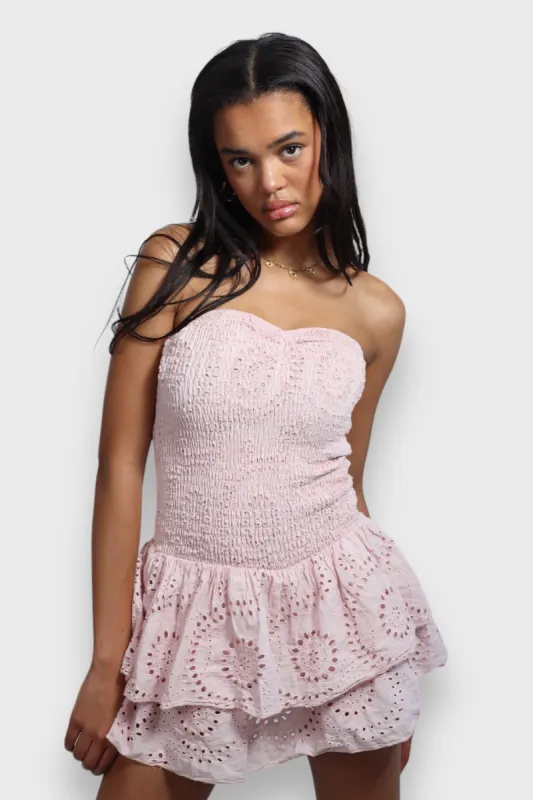 "Night out" dress pink sold by Meet Me There