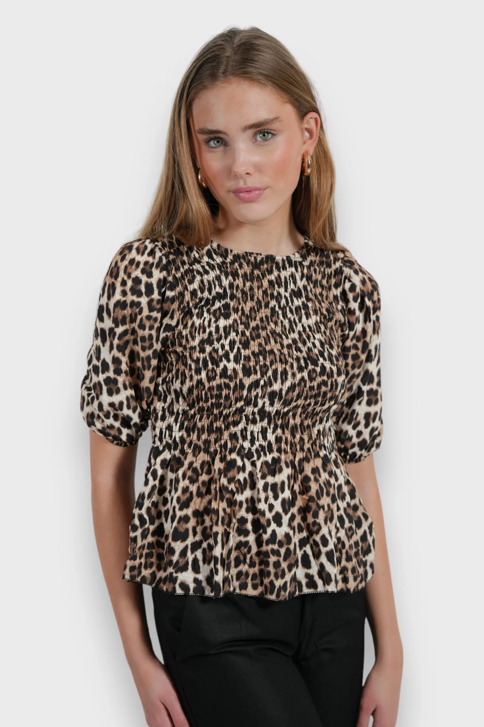 "Panther" blouse sold by Meet Me There