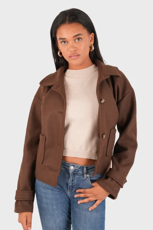 "Copenhagen" coat brown sold by Meet Me There