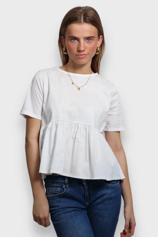 "Belle" blouse white sold by Meet Me There