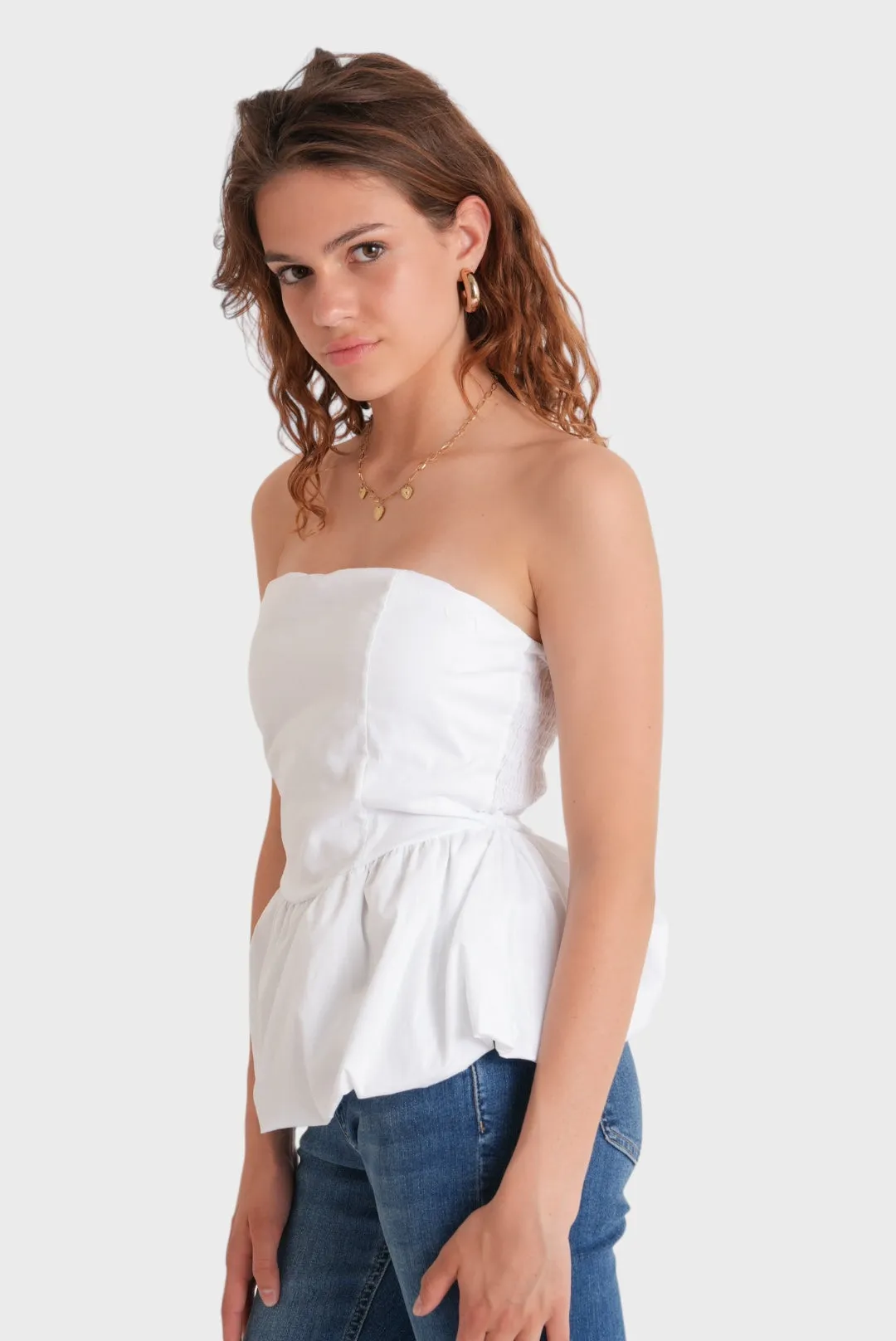 "Bliss" top white sold by Meet Me There product image thumbnail 2