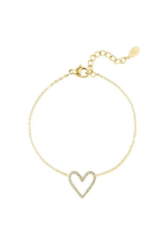 "Glitter love" bracelet sold by Meet Me There