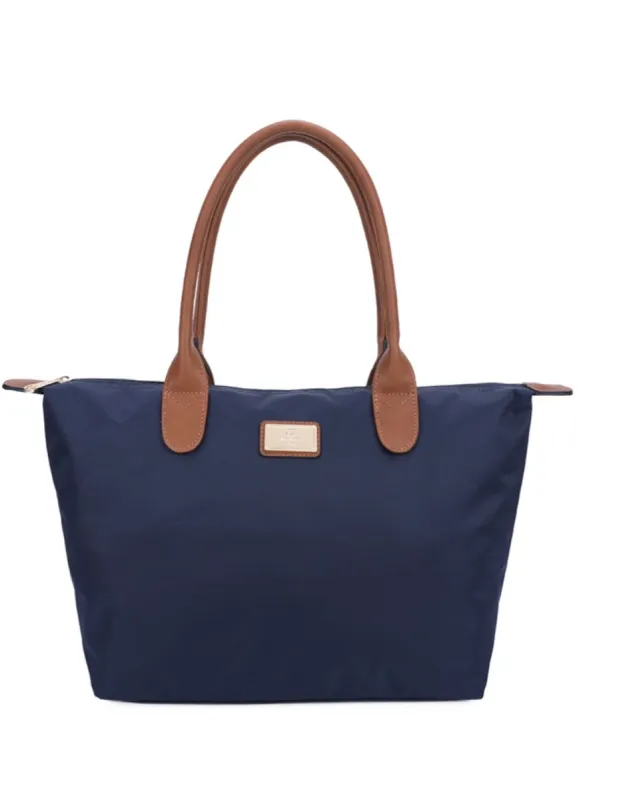 "School" bag navy sold by Meet Me There