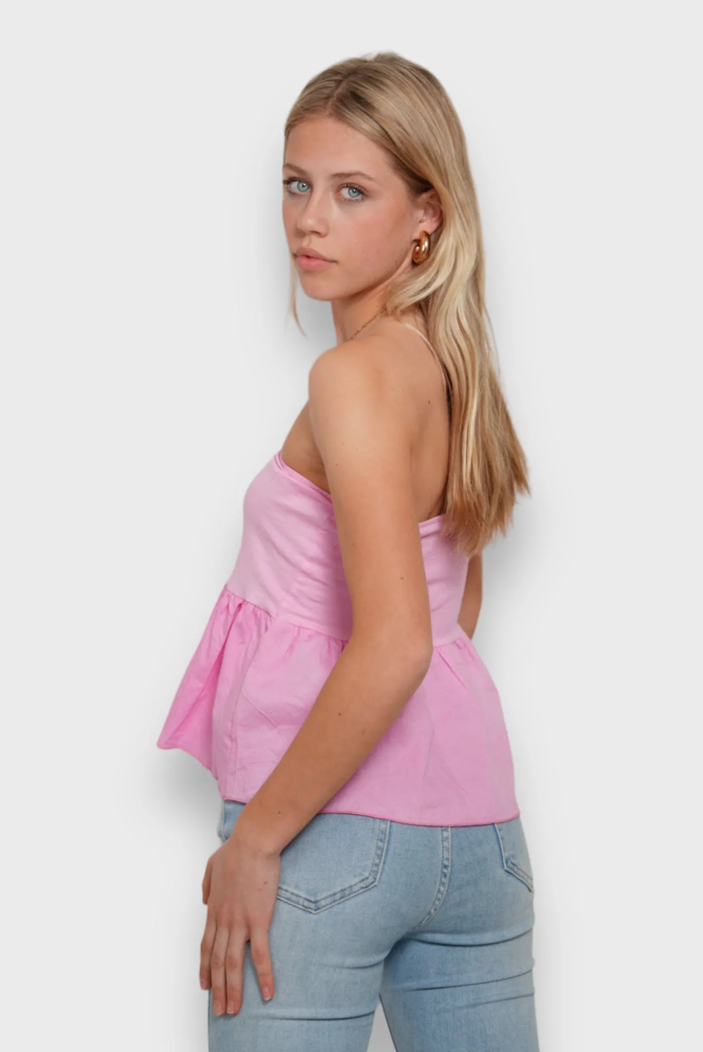 "Liv" top pink sold by Meet Me There product image thumbnail 3