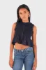 "Blue dot" top sold by Meet Me There