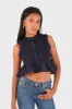 "Blue dot" top sold by Meet Me There