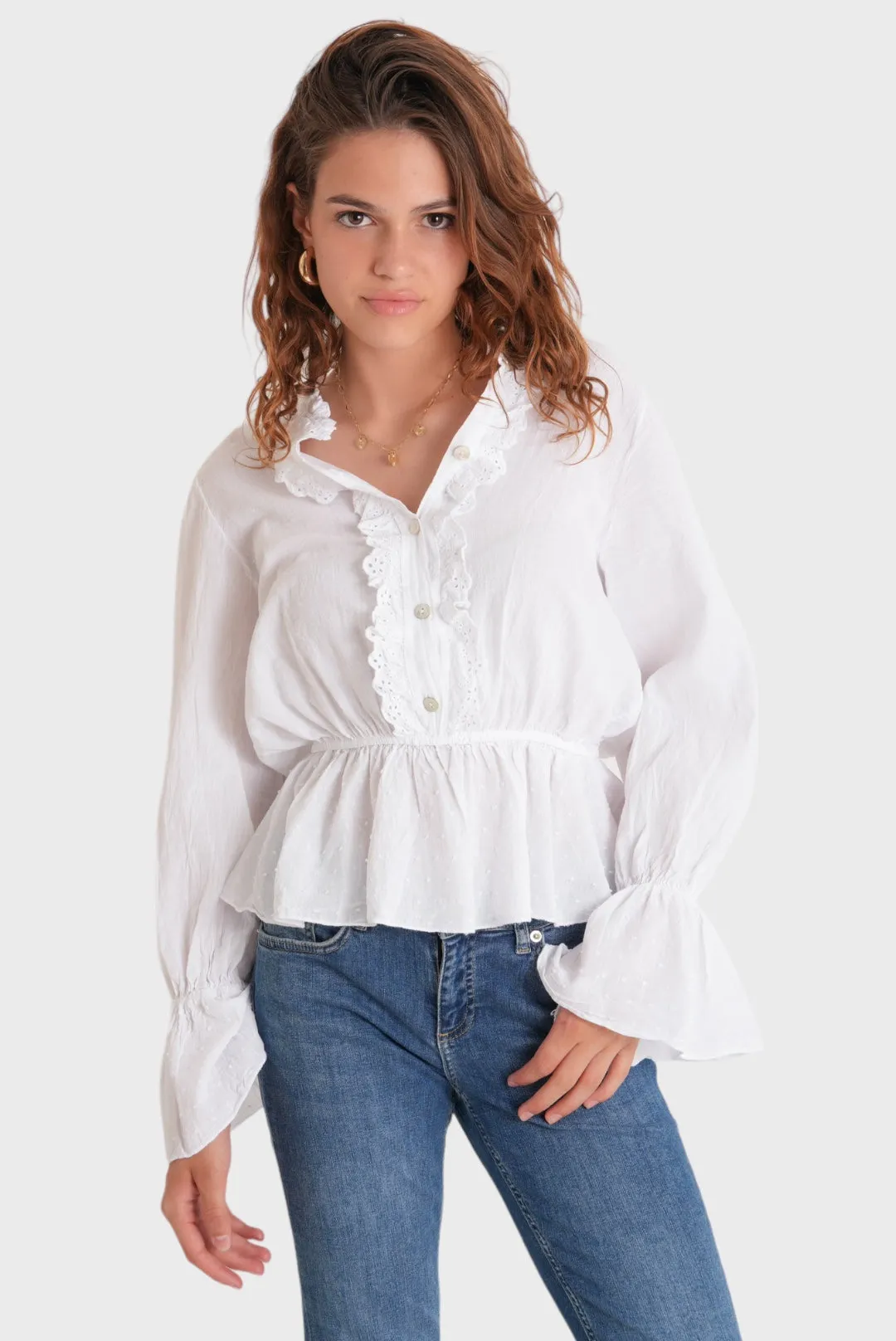 "Dream" blouse white sold by Meet Me There product image thumbnail 2