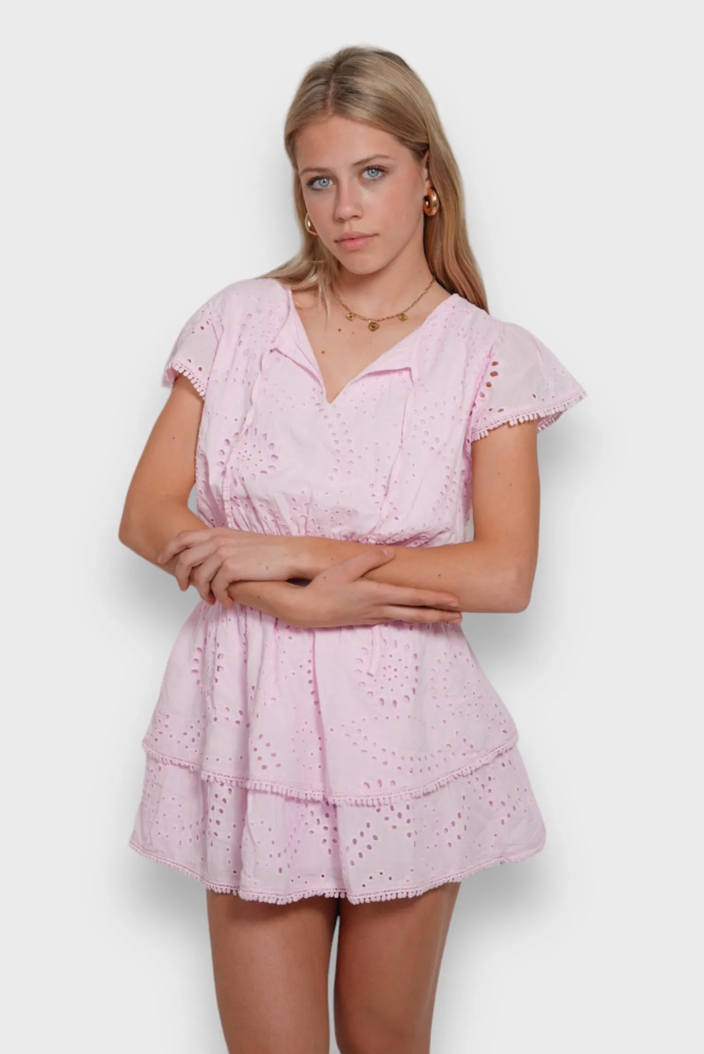 "Porto" dress pink sold by Meet Me There product image thumbnail 2