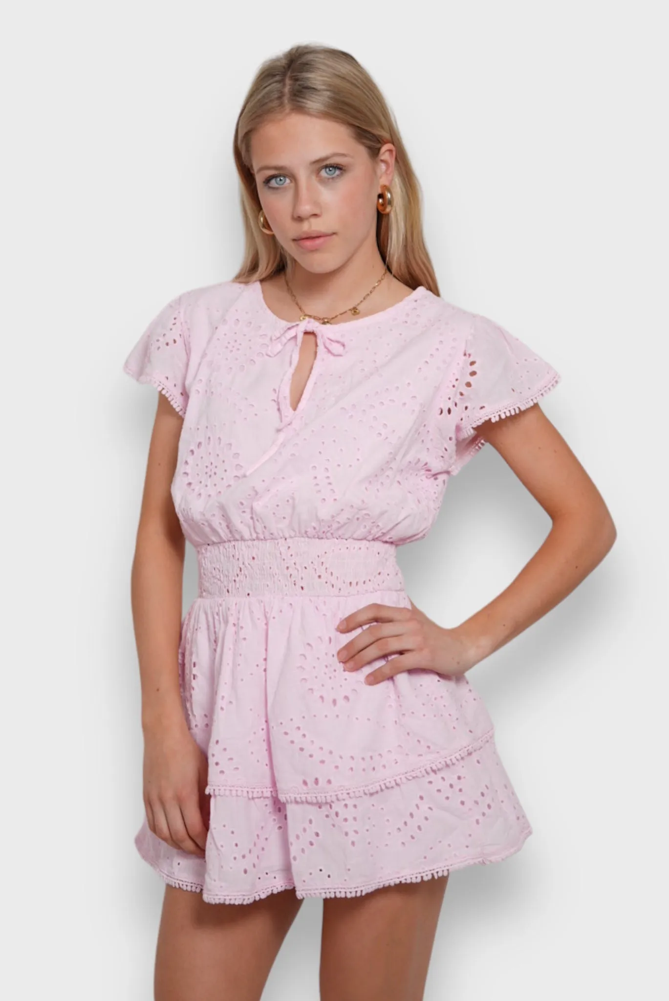 "Porto" dress pink sold by Meet Me There product image thumbnail 4