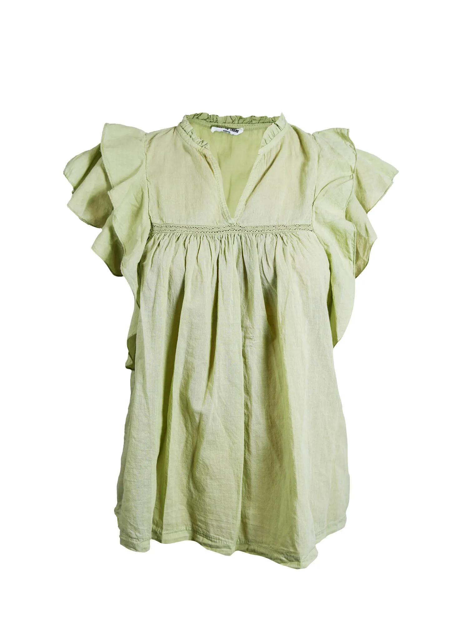 "Flora" blouse sage green sold by Meet Me There product image thumbnail 3