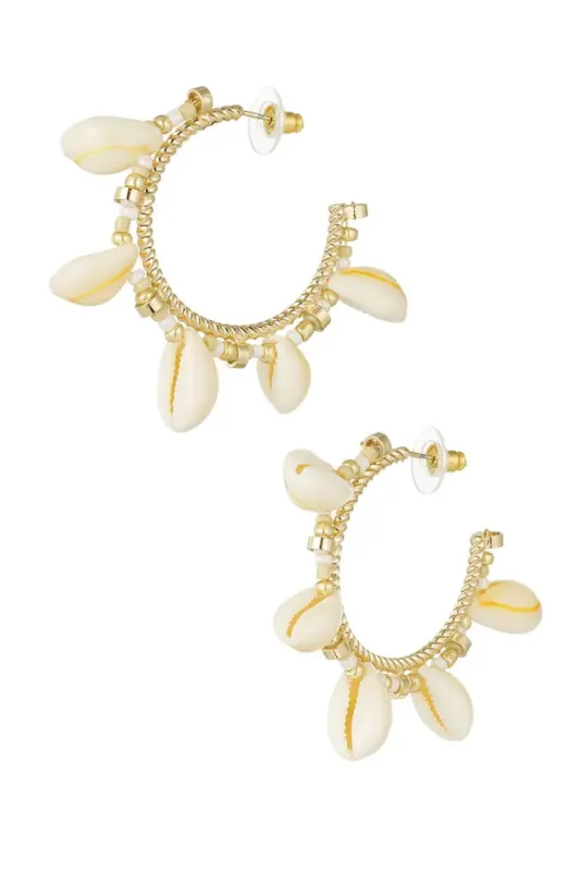 "Shell" earrings sold by Meet Me There