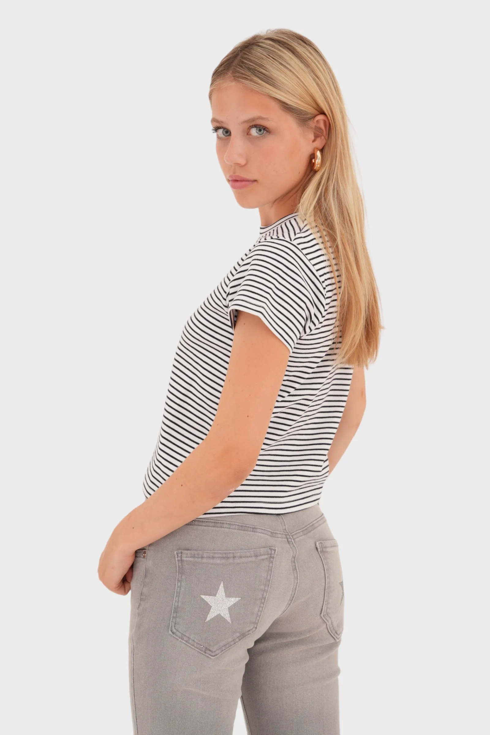 "Striped" t-shirt sold by Meet Me There product image thumbnail 2