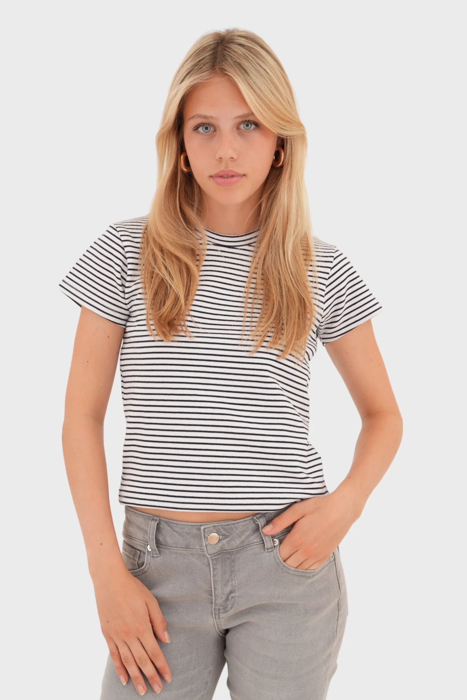 "Striped" t-shirt sold by Meet Me There product image thumbnail 3