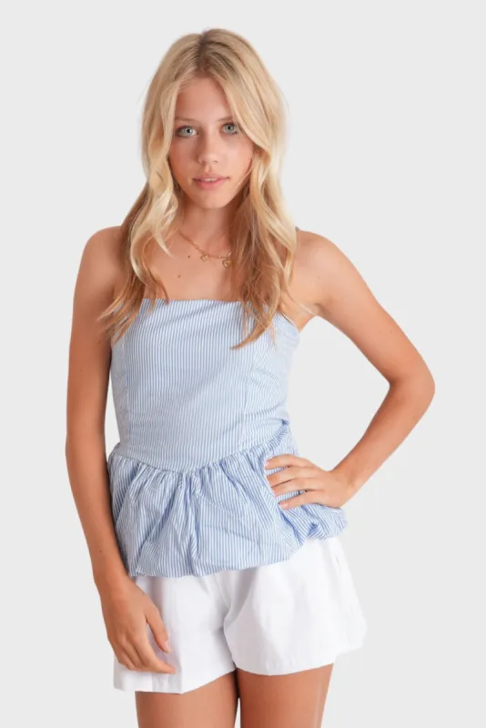 "Bliss" top striped sold by Meet Me There