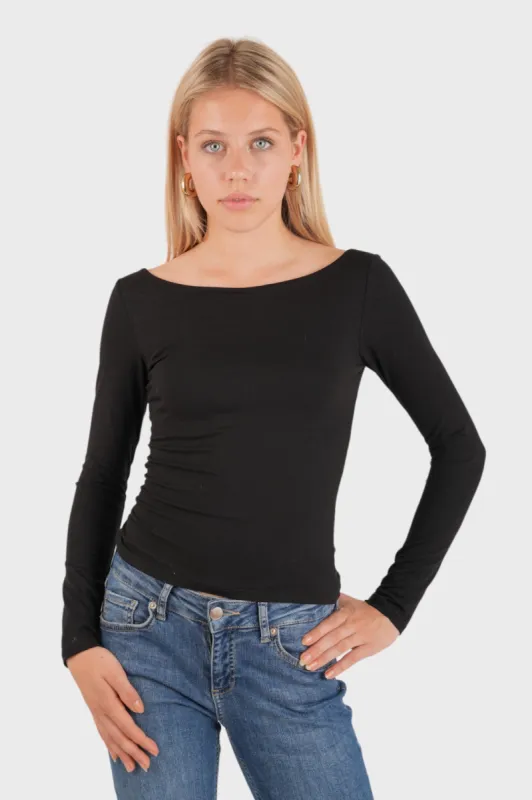 "Joy" top black sold by Meet Me There