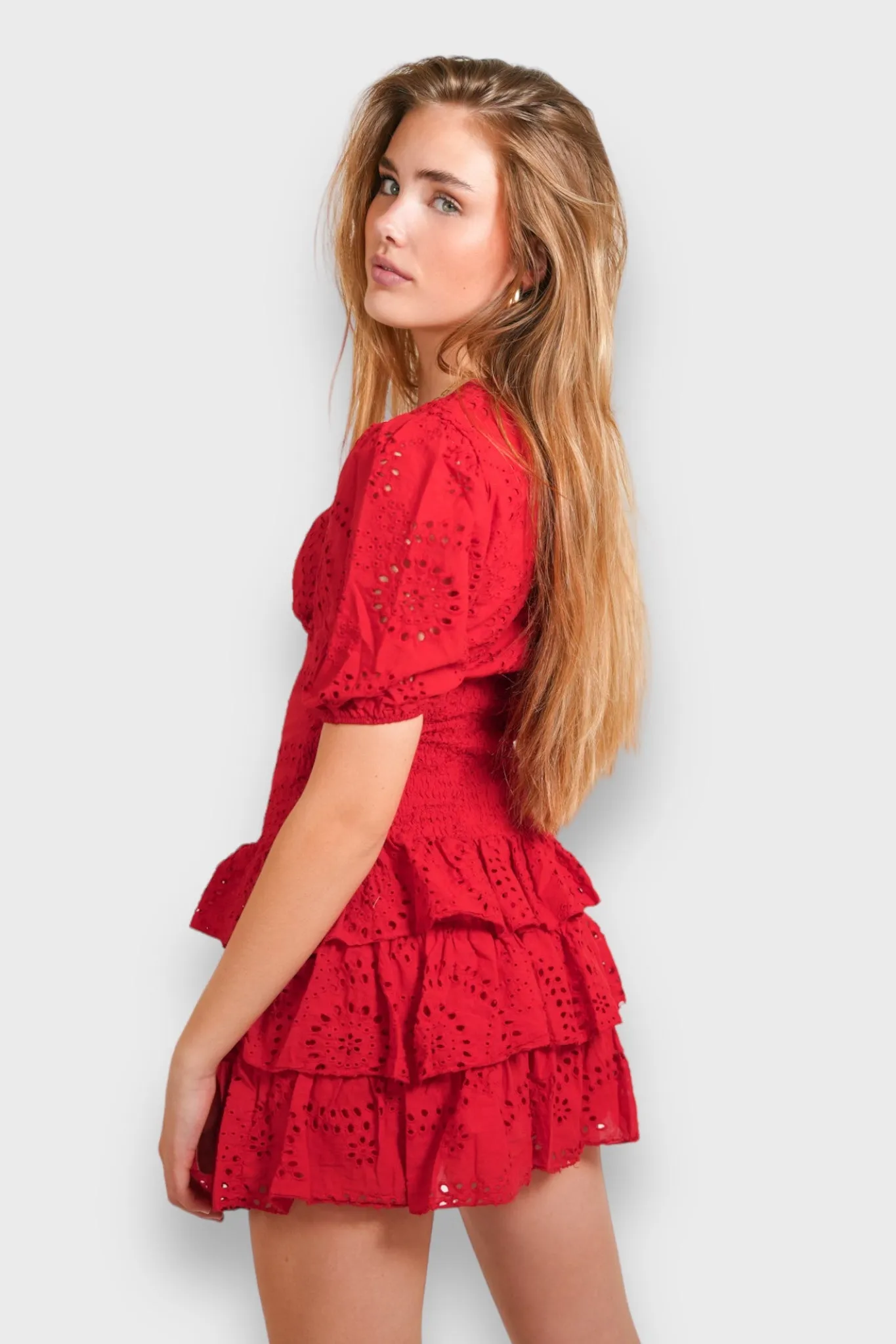 "Blossom" dress red sold by Meet Me There product image thumbnail 3