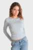 "Muse" top striped blue sold by Meet Me There