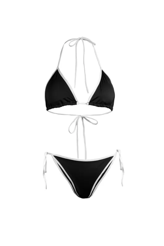 "Marbella" bikini black sold by Meet Me There