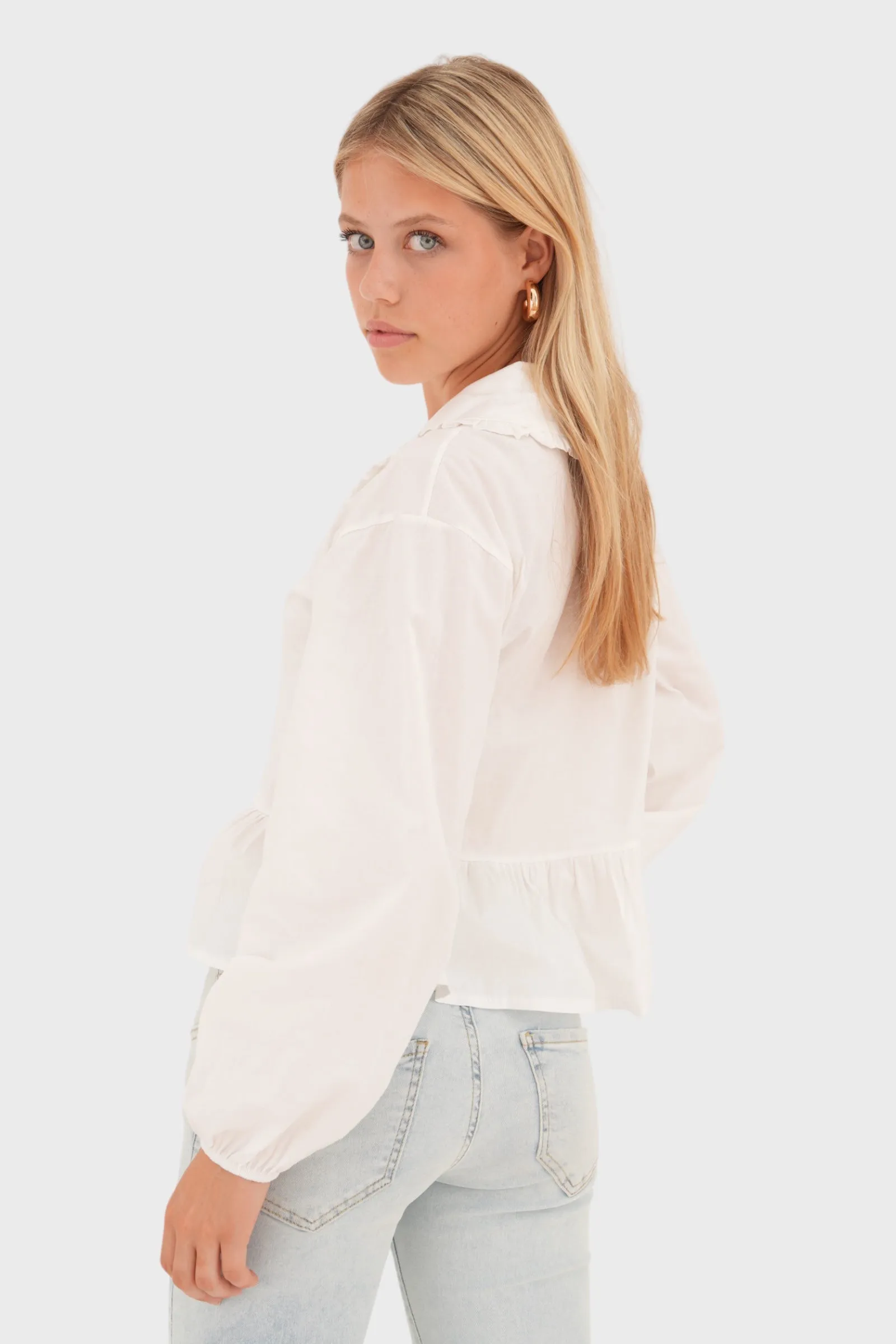 "Denmark" blouse white sold by Meet Me There product image thumbnail 3