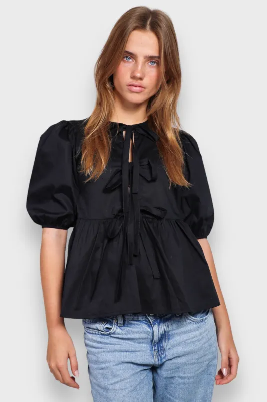 "Lovely" blouse black sold by Meet Me There